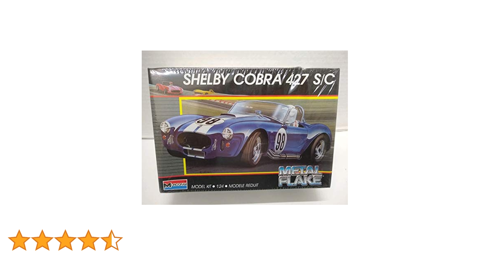 monogram - M08 新品未開封 MONOGRAM モノグラム 1/24  SHELBY COBRA 427 S/C L FLAKE シェルビー コブラ プラモデル Amazon.co.jp: Monogram モノグラム 1/24 Shelby Cobra